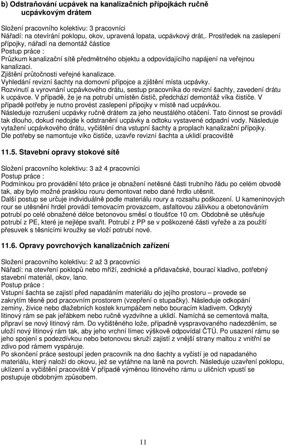 Zjištění průtočnosti veřejné kanalizace. Vyhledání revizní šachty na domovní přípojce a zjištění místa ucpávky.