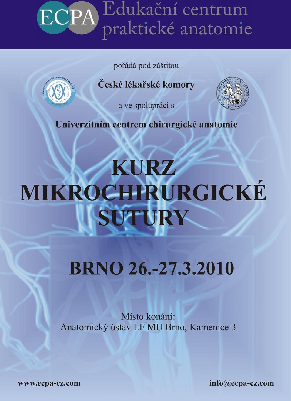 MIKROCHIRURGICKÉ SUTURY BRNO 26.-27.3.