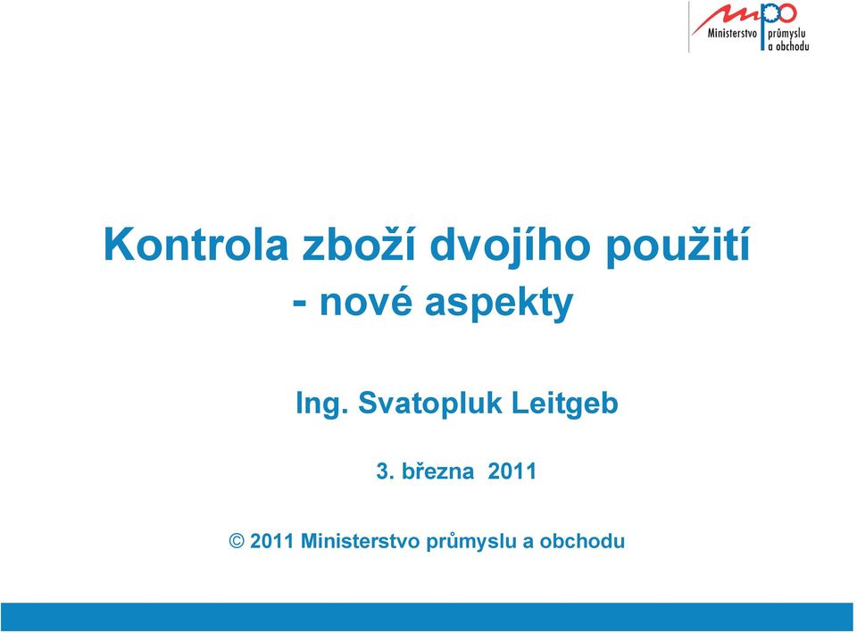 nové aspekty Ing.