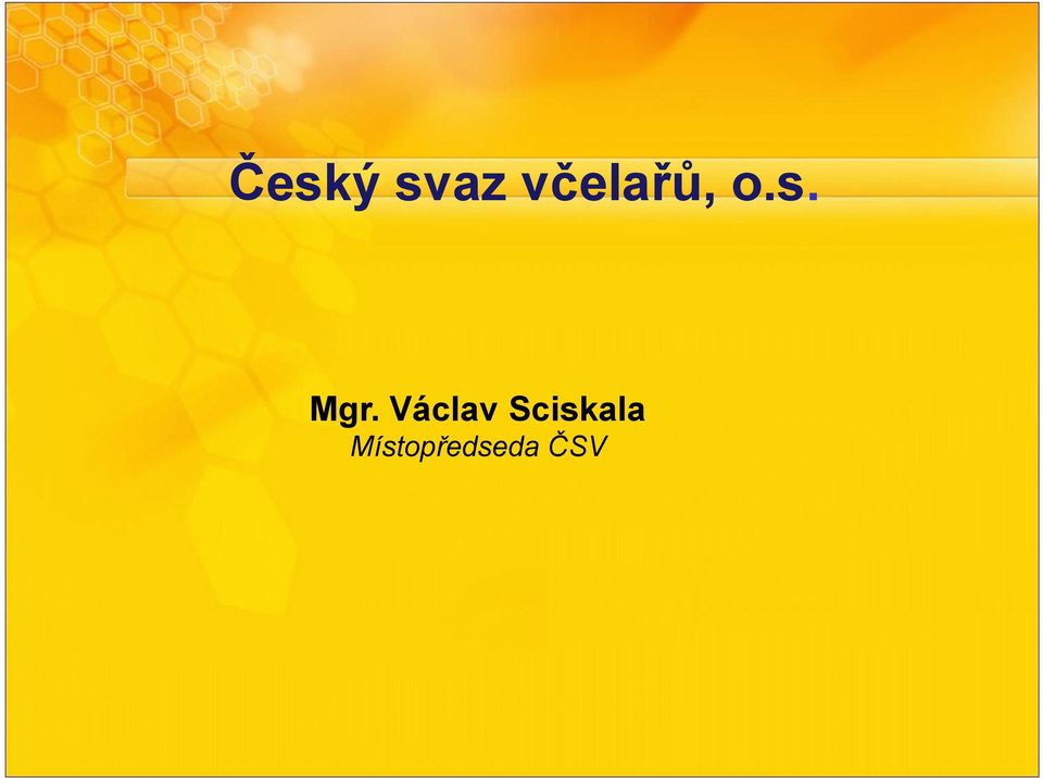 Václav Sciskala Mgr.