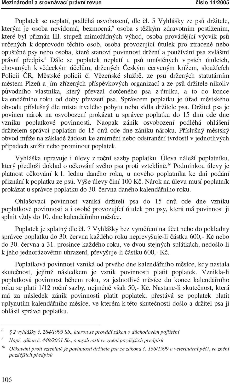 psa zvláštní právní předpis.