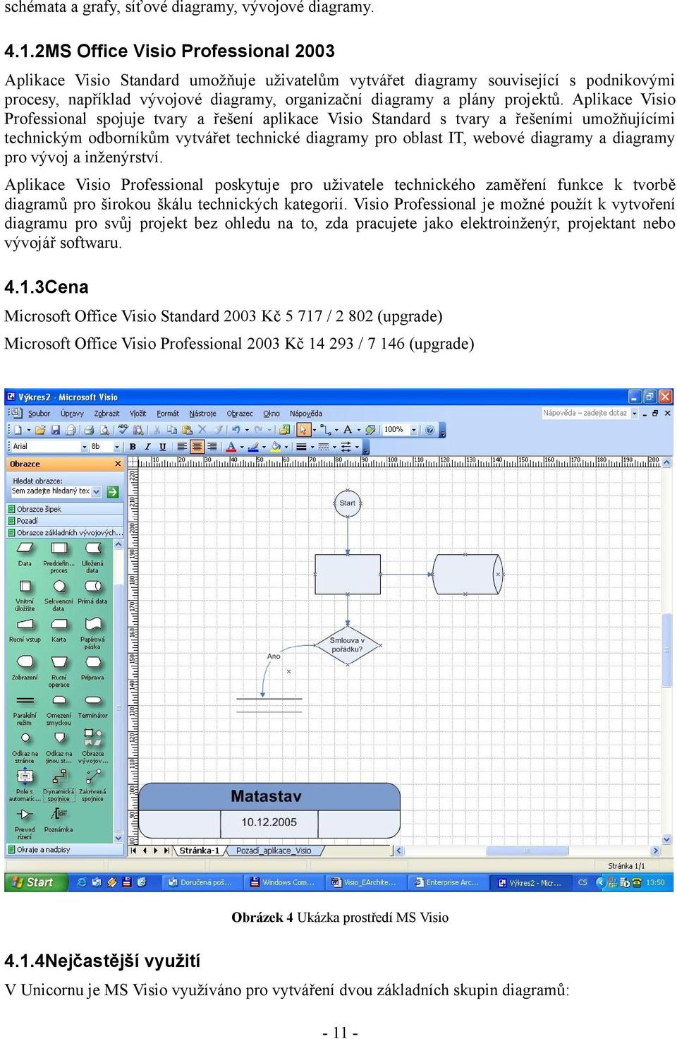 Aplikace Visio Professional spojuje tvary a řešení aplikace Visio Standard s tvary a řešeními umožňujícími technickým odborníkům vytvářet technické diagramy pro oblast IT, webové diagramy a diagramy