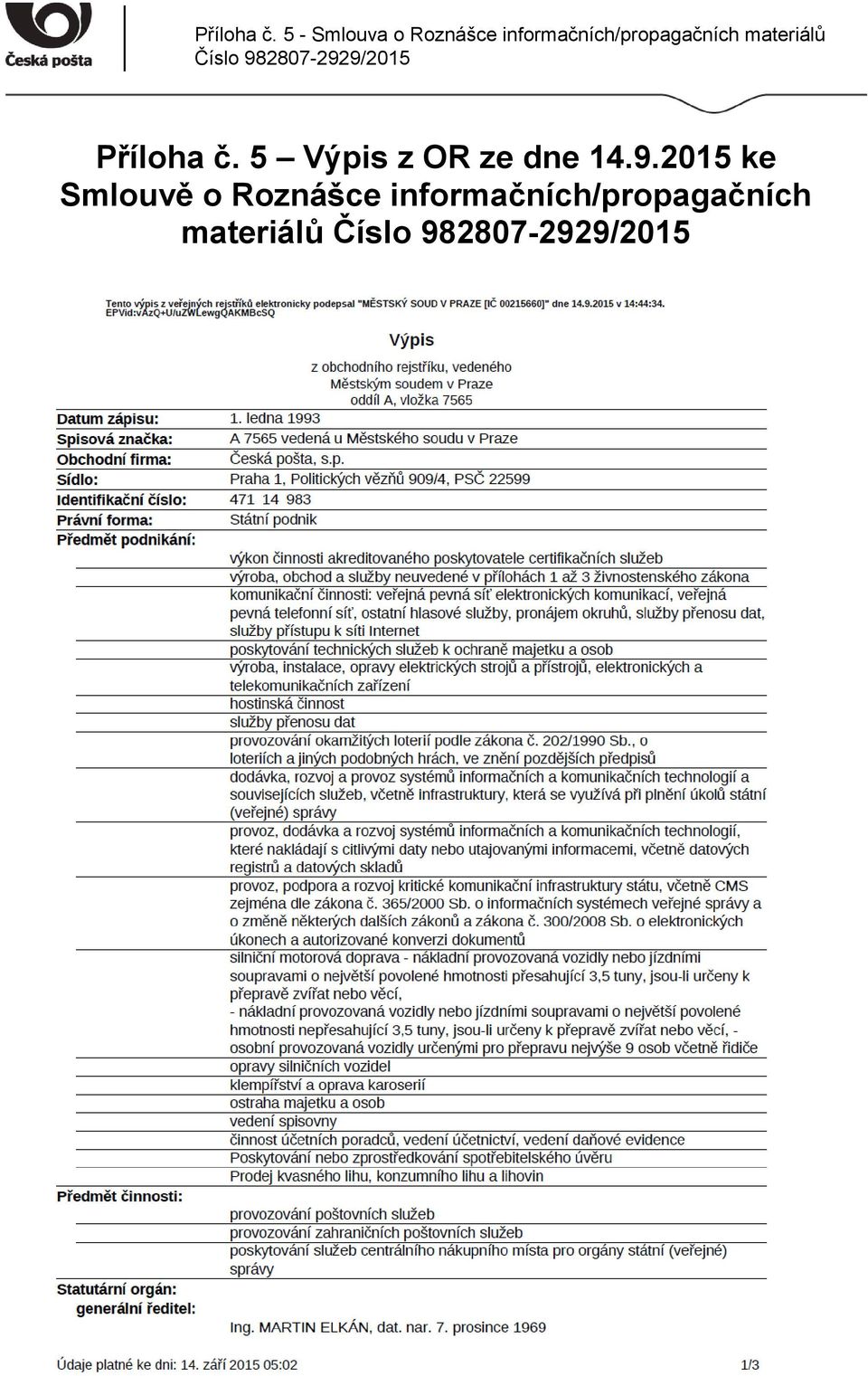 informačních/propagačních materiálů  5