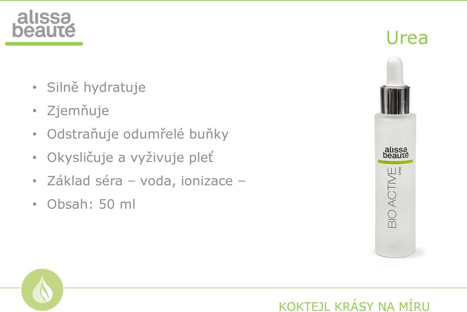 Okysličuje a vyživuje pleť