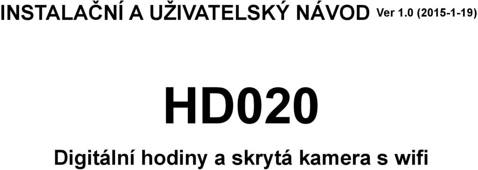 0 (2015-1-19) HD020