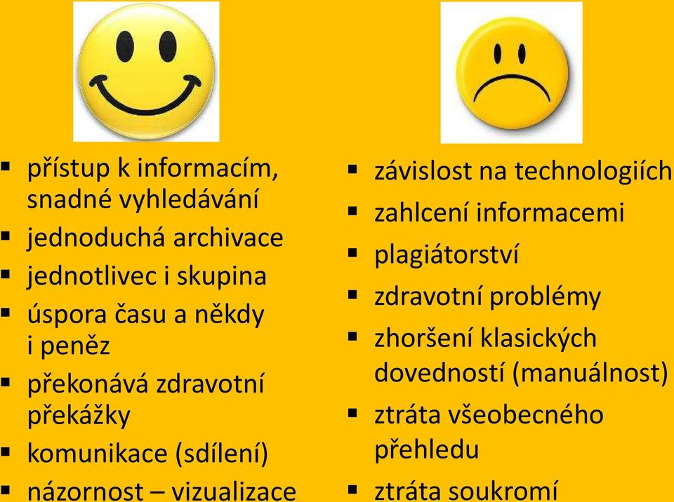 vizualizace závislost na technologiích zahlcení informacemi plagiátorství zdravotní