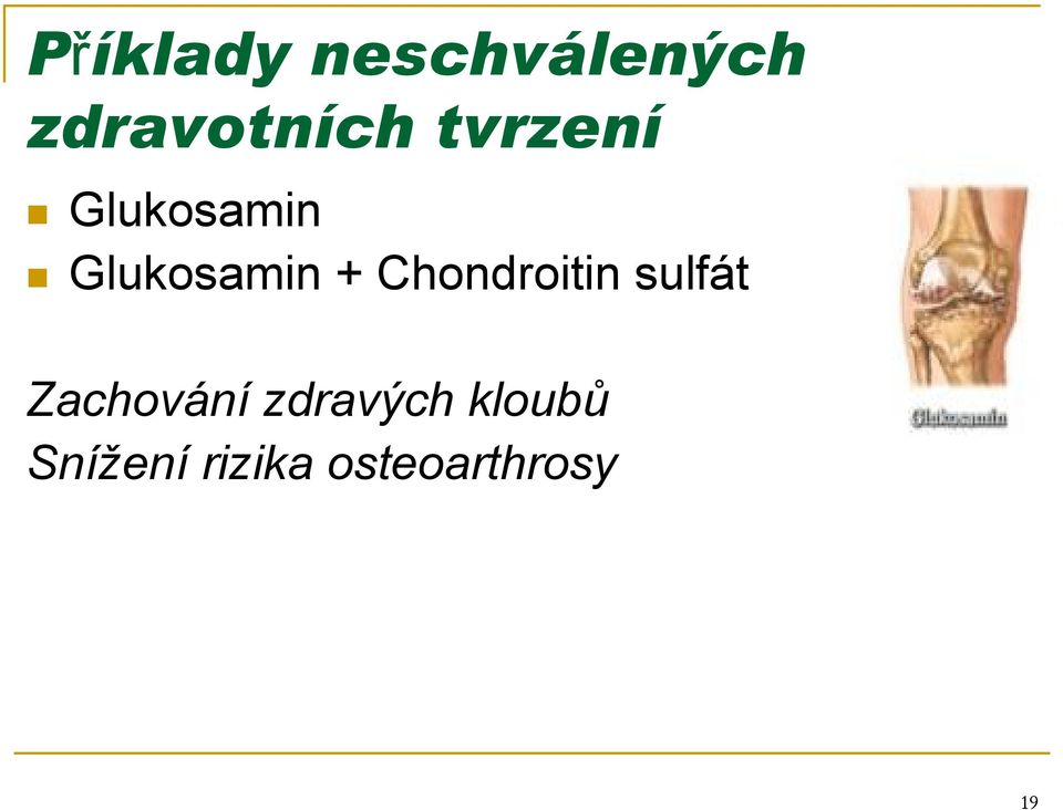 Chondroitin sulfát Zachování