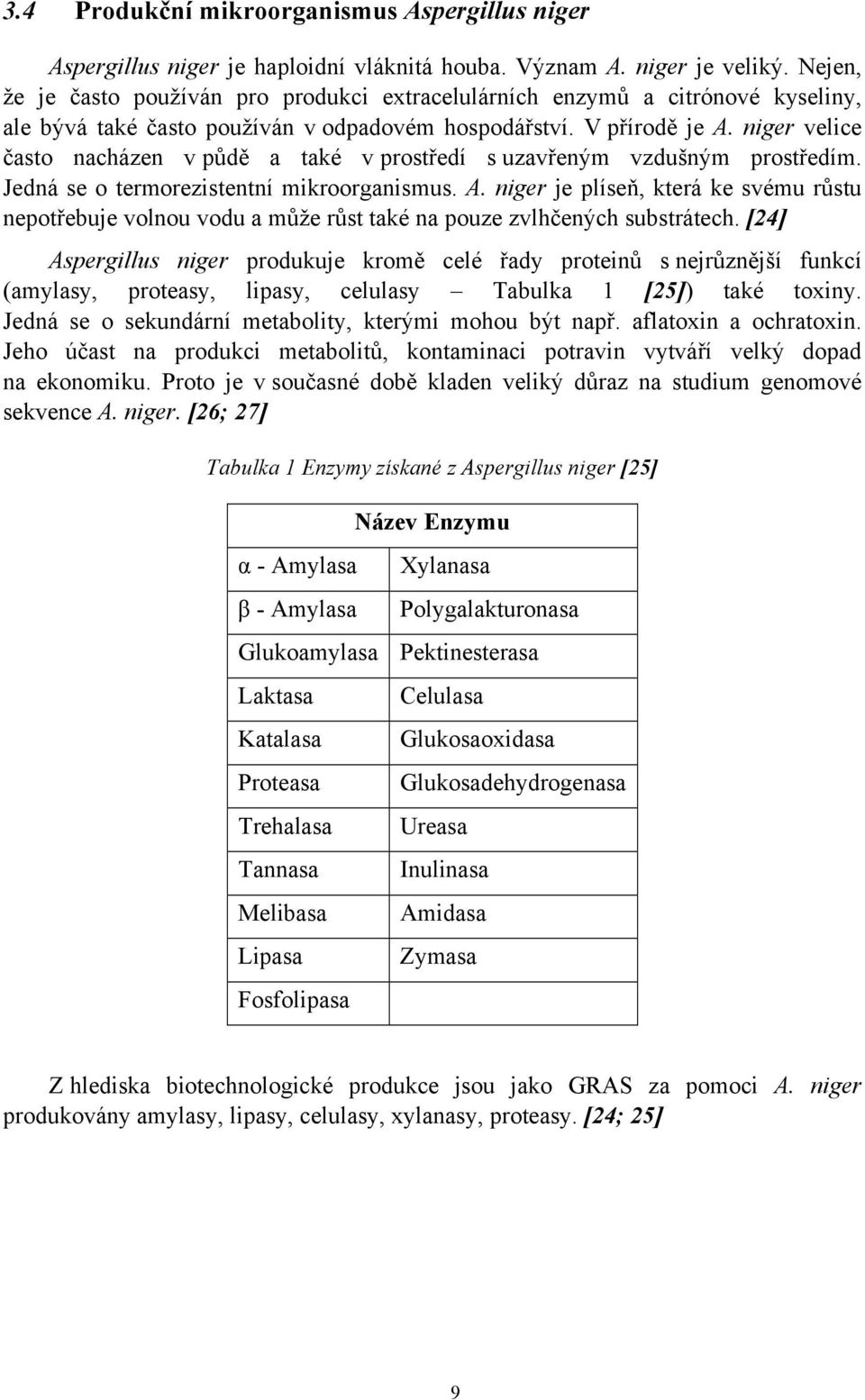 niger velice %asto nacházen v p&d" a také v prost$edí s uzav$en#m vzdu(n#m prost$edím. Jedná se o termorezistentní mikroorganismus. A.