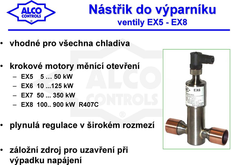 ..125 kw EX7 50... 350 kw EX8 100.