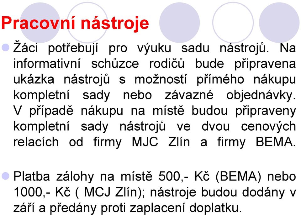 závazné objednávky.