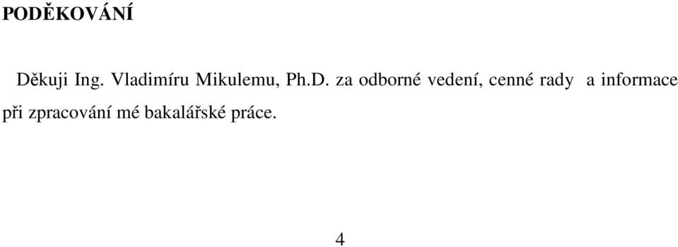za odborné vedení, cenné rady a