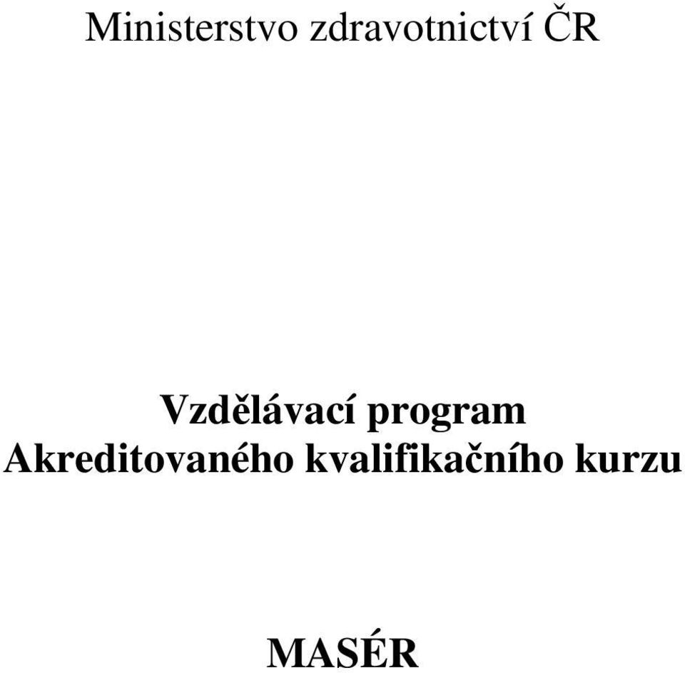 Vzdělávací program