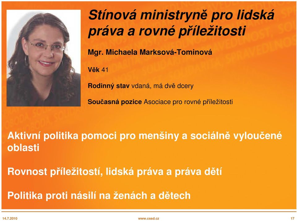 Asociace pro rovné příležitosti Aktivní politika pomoci pro menšiny a sociálně