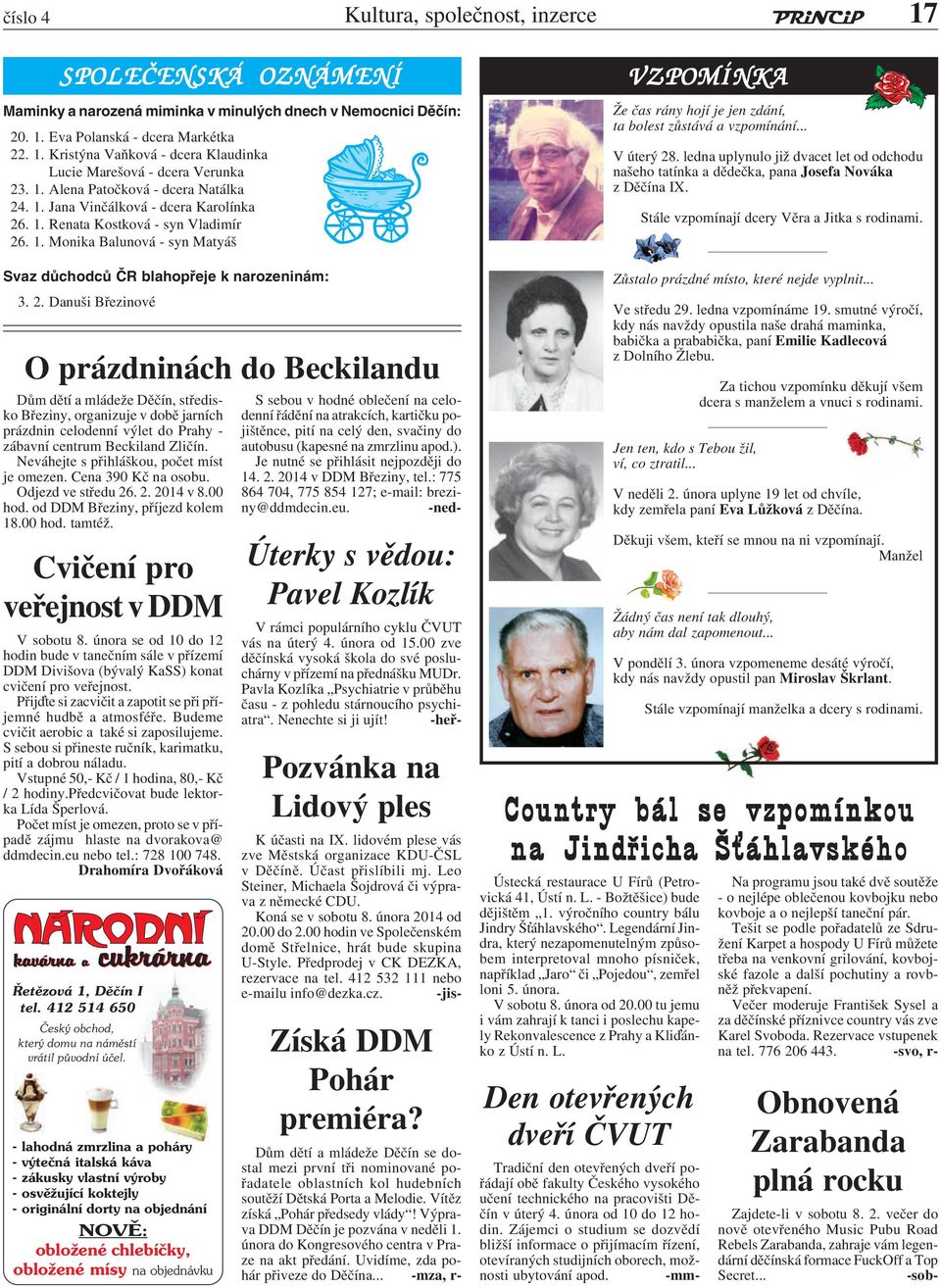 . 1. Jana Vinčálková - dcera Karolínka 26
