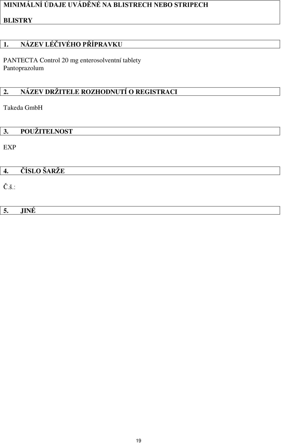 tablety Pantoprazolum 2.