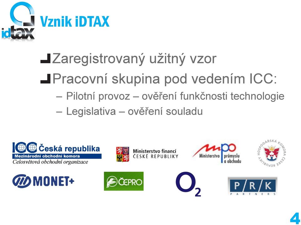 ICC: Pilotní provoz ověření