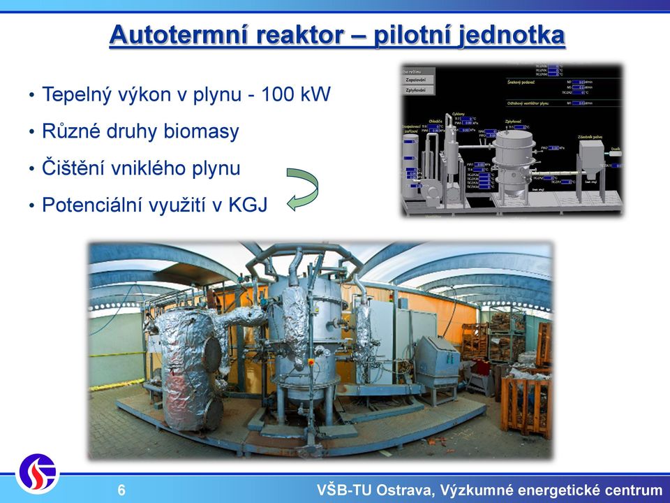 100 kw Různé druhy biomasy Čištění