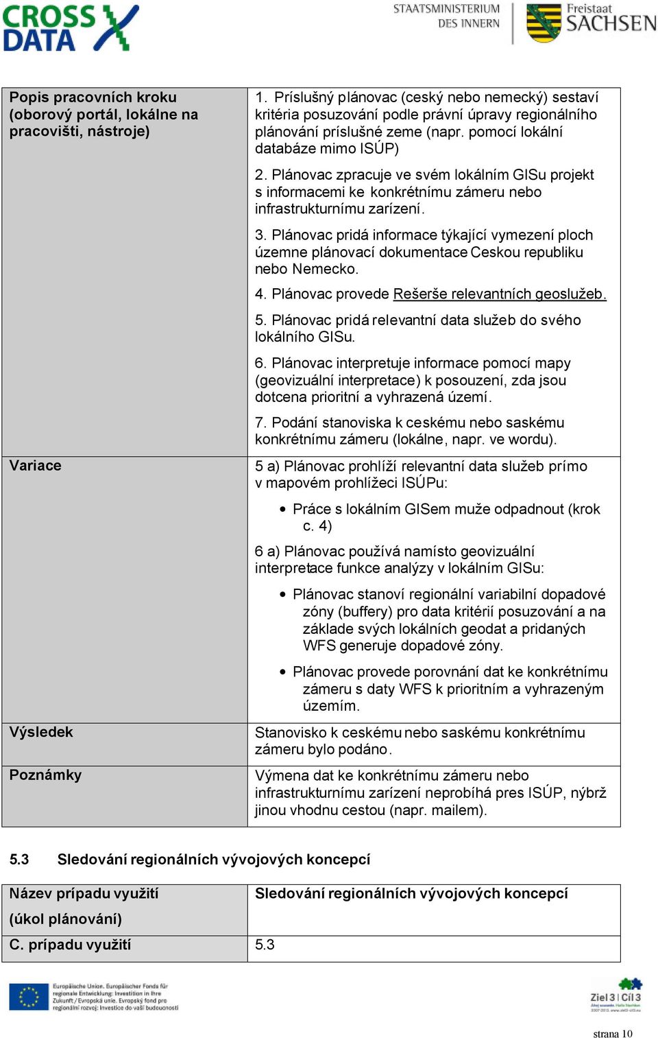 Plánovac zpracuje ve svém lokálním GISu projekt s informacemi ke konkrétnímu zámeru nebo infrastrukturnímu zarízení. 3.