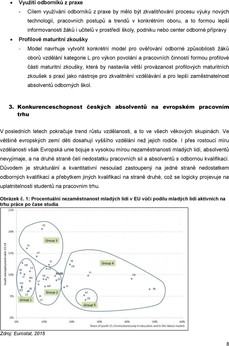 oborů vzdělání kategorie L pro výkon povolání a pracovních činností formou profilové části maturitní zkoušky, která by nastavila větší provázanost profilových maturitních zkoušek s praxí jako