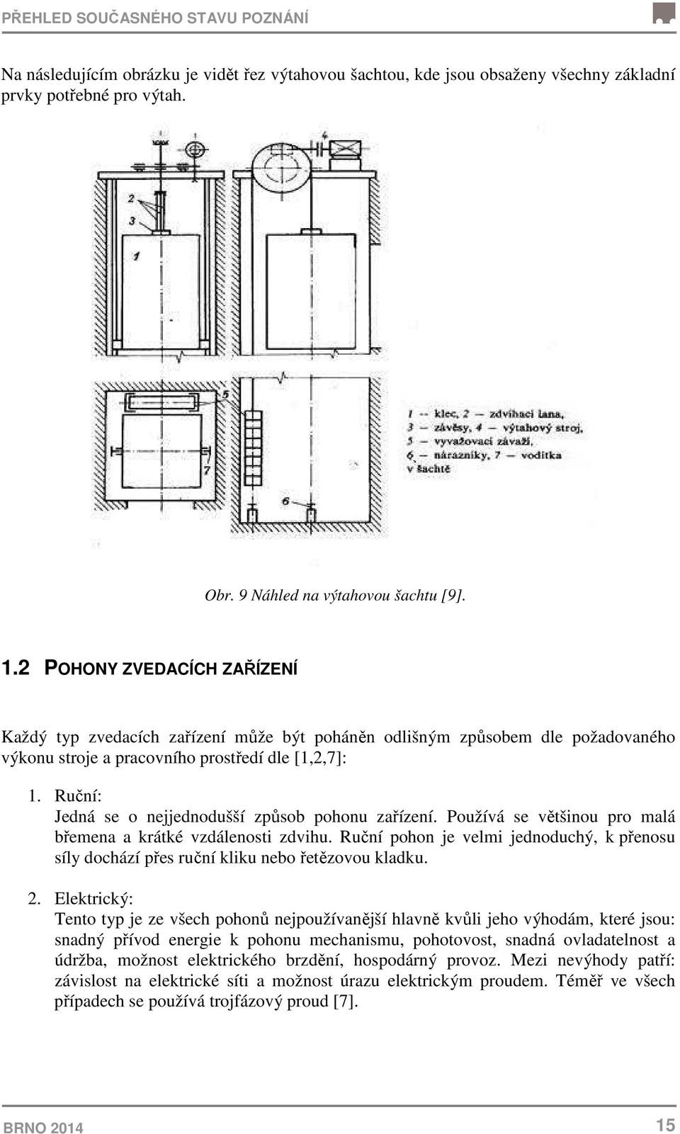 Ruční: Jedná se o nejjednodušší způsob pohonu zařízení. Používá se většinou pro malá břemena a krátké vzdálenosti zdvihu.