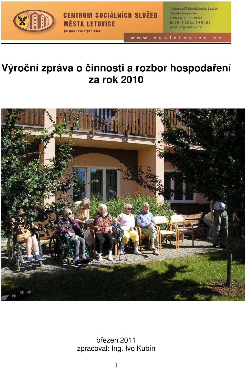 hospodaření za rok 2010