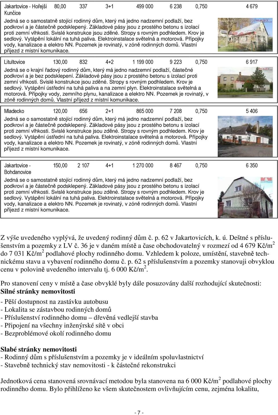 Elektroinstalace světelná a motorová. Přípojky vody, kanalizace a elektro NN. Pozemek je rovinatý, v zóně rodinných domů. Vlastní příjezd z místní komunikace.