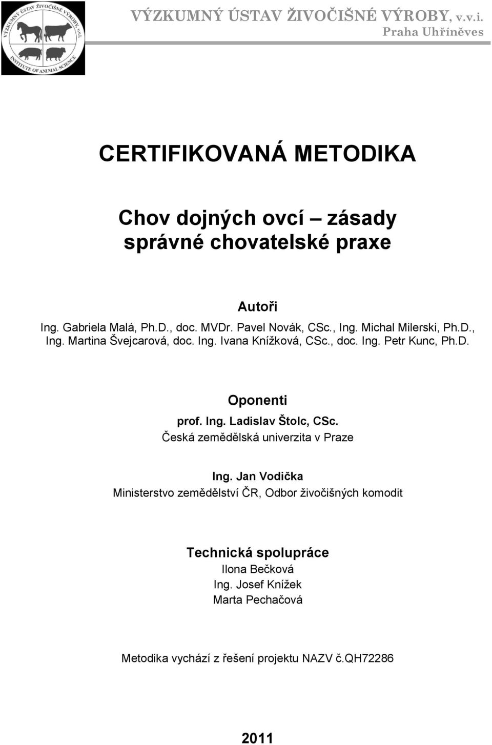 CERTIFIKOVANÁ METODIKA - PDF Stažení zdarma