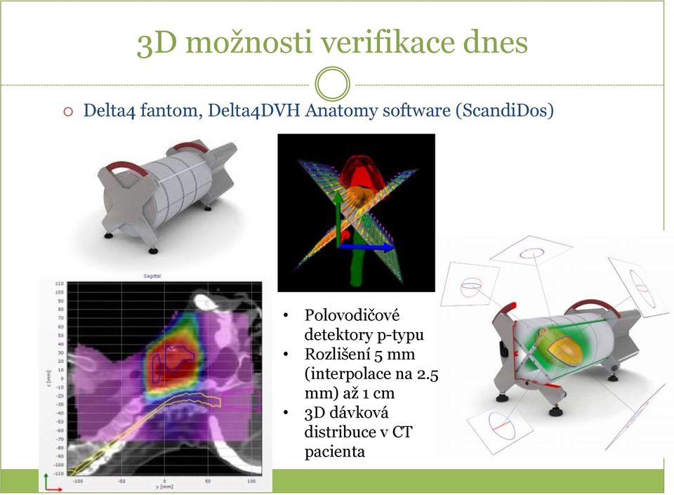 Polovodičové detektory p-typu Rozlišení 5 mm