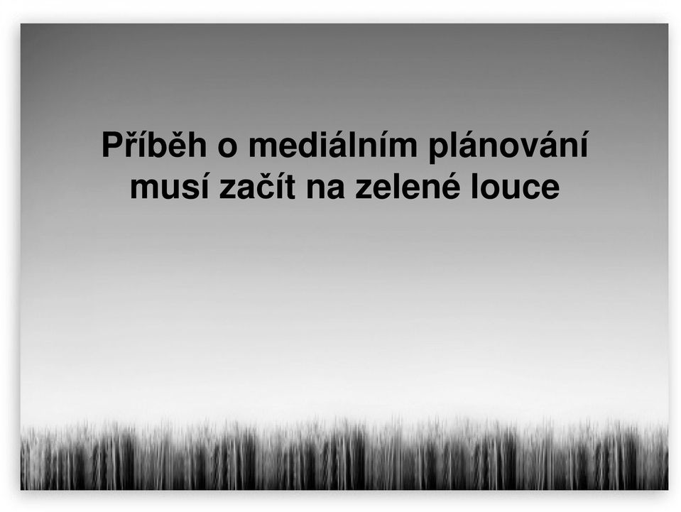 plánování