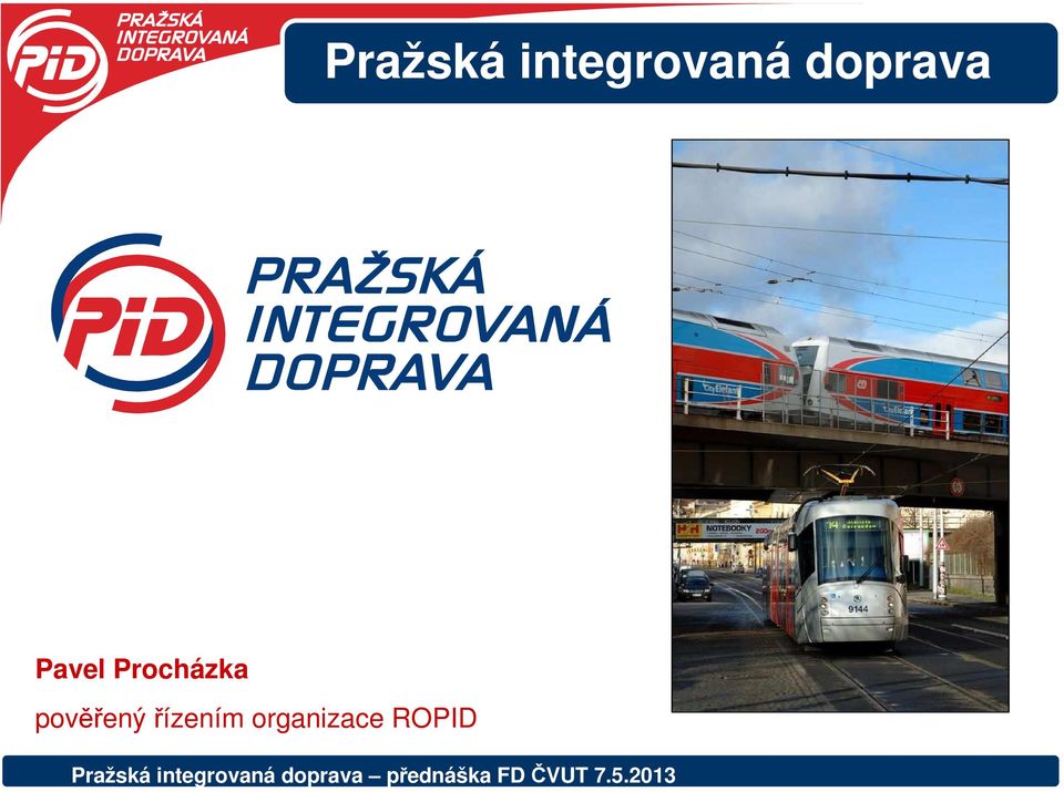 organizace ROPID  přednáška FD