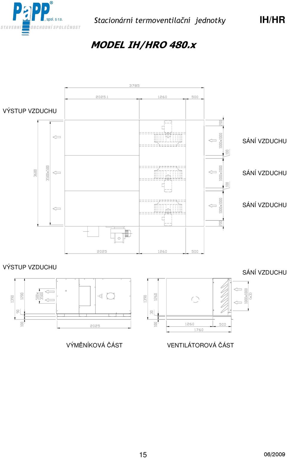 SÁNÍ VZDUCHU SÁNÍ VZDUCHU VÝSTUP
