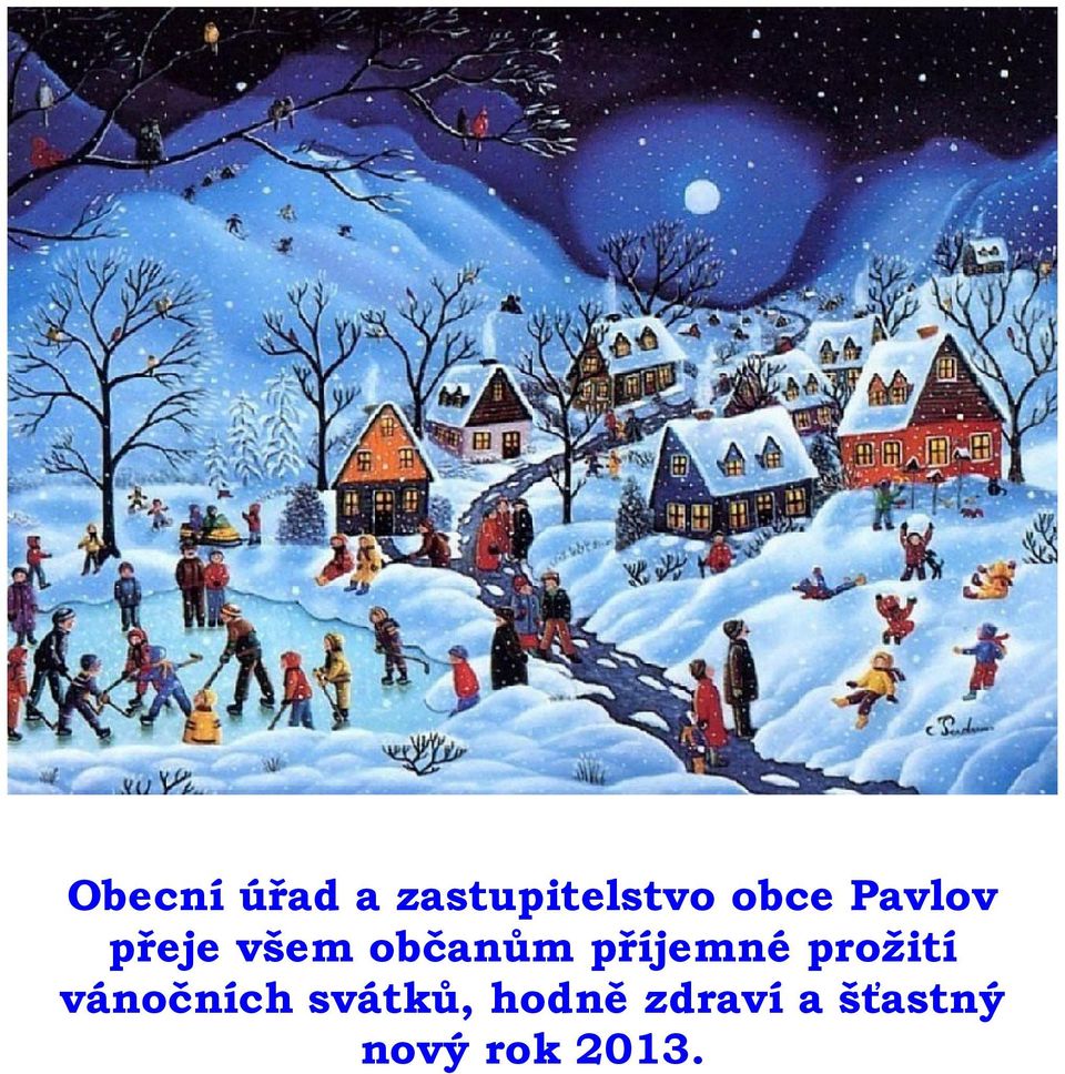 příjemné prožití vánočních