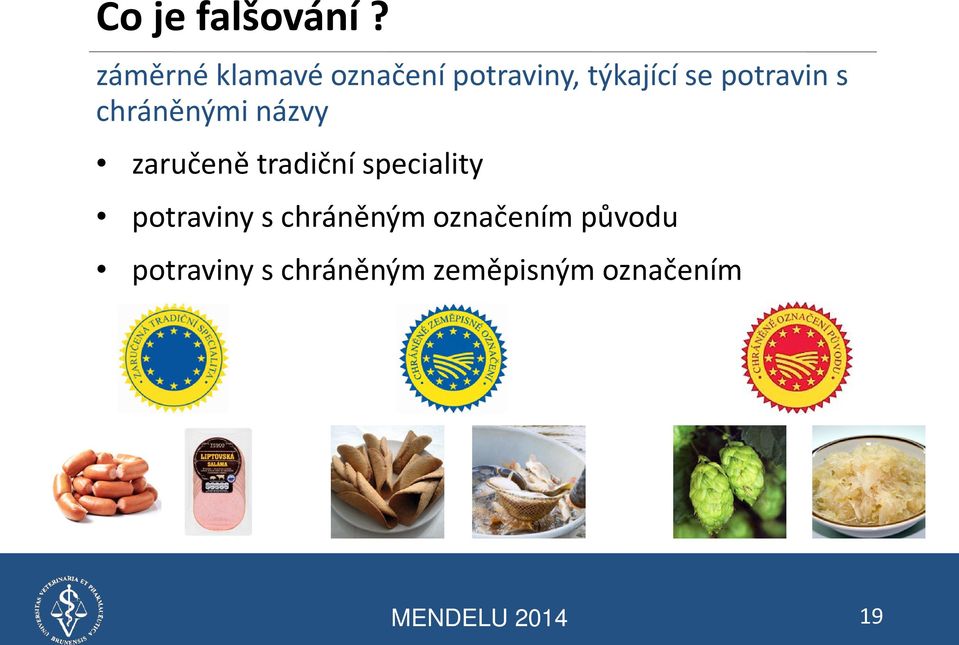 speciality potraviny s chráněným označením původu