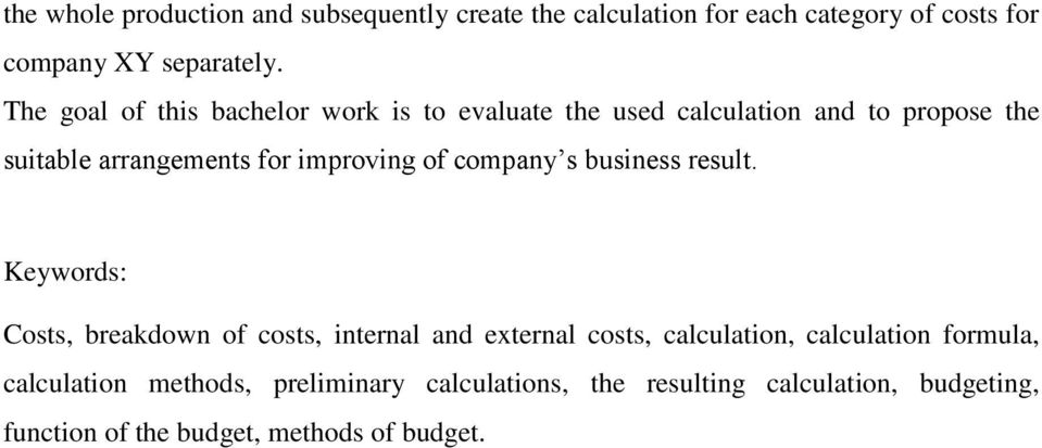 of company s business result.