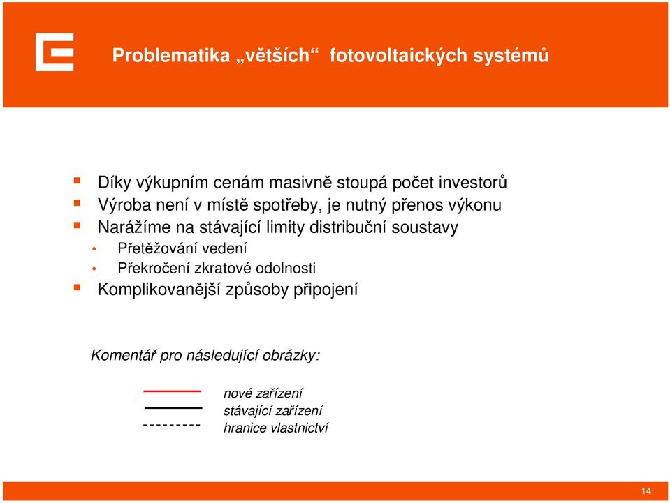 distribuční soustavy Přetěžování vedení Překročení zkratové odolnosti Komplikovanější