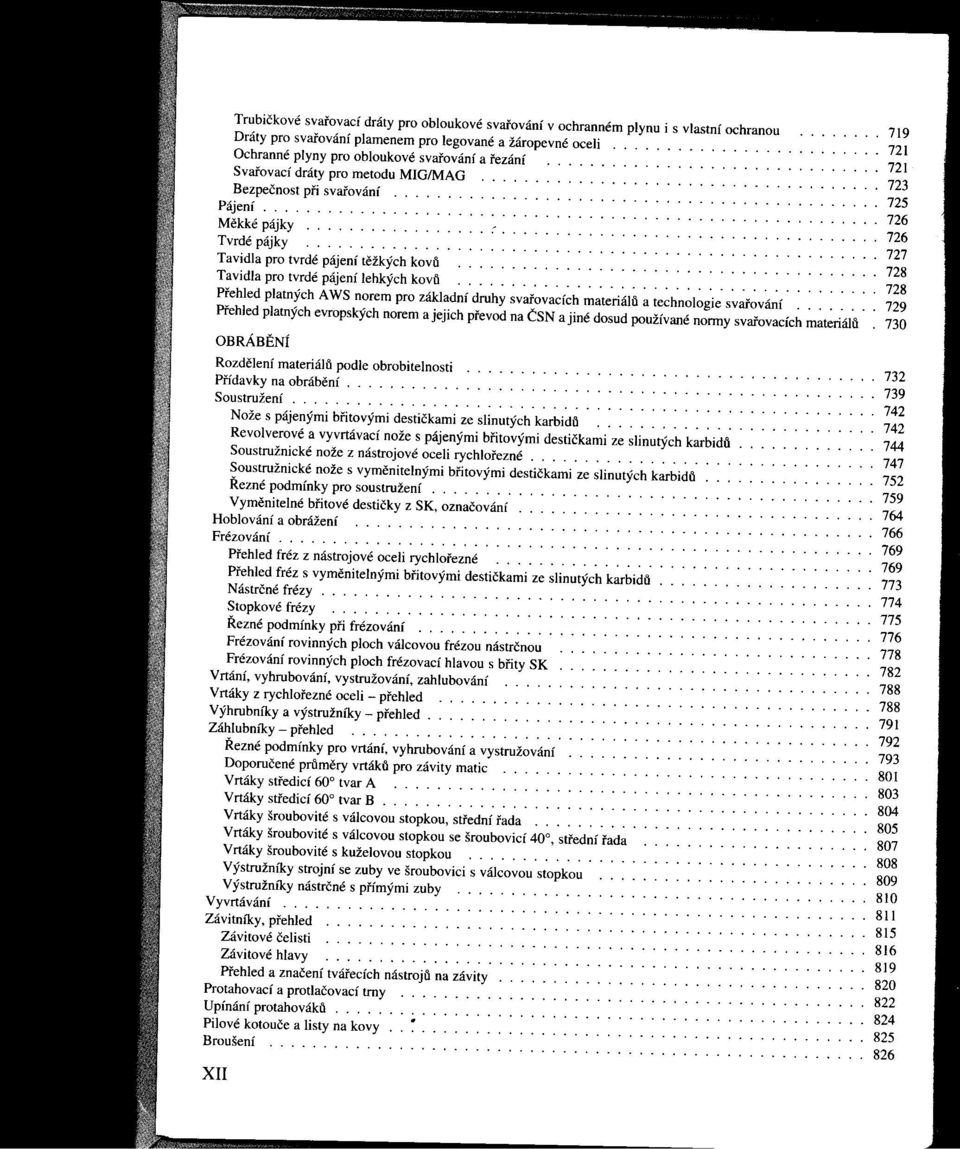 728 PrehledplatnýchAWS norempro základnídruhysvafovacíchmateriáli!