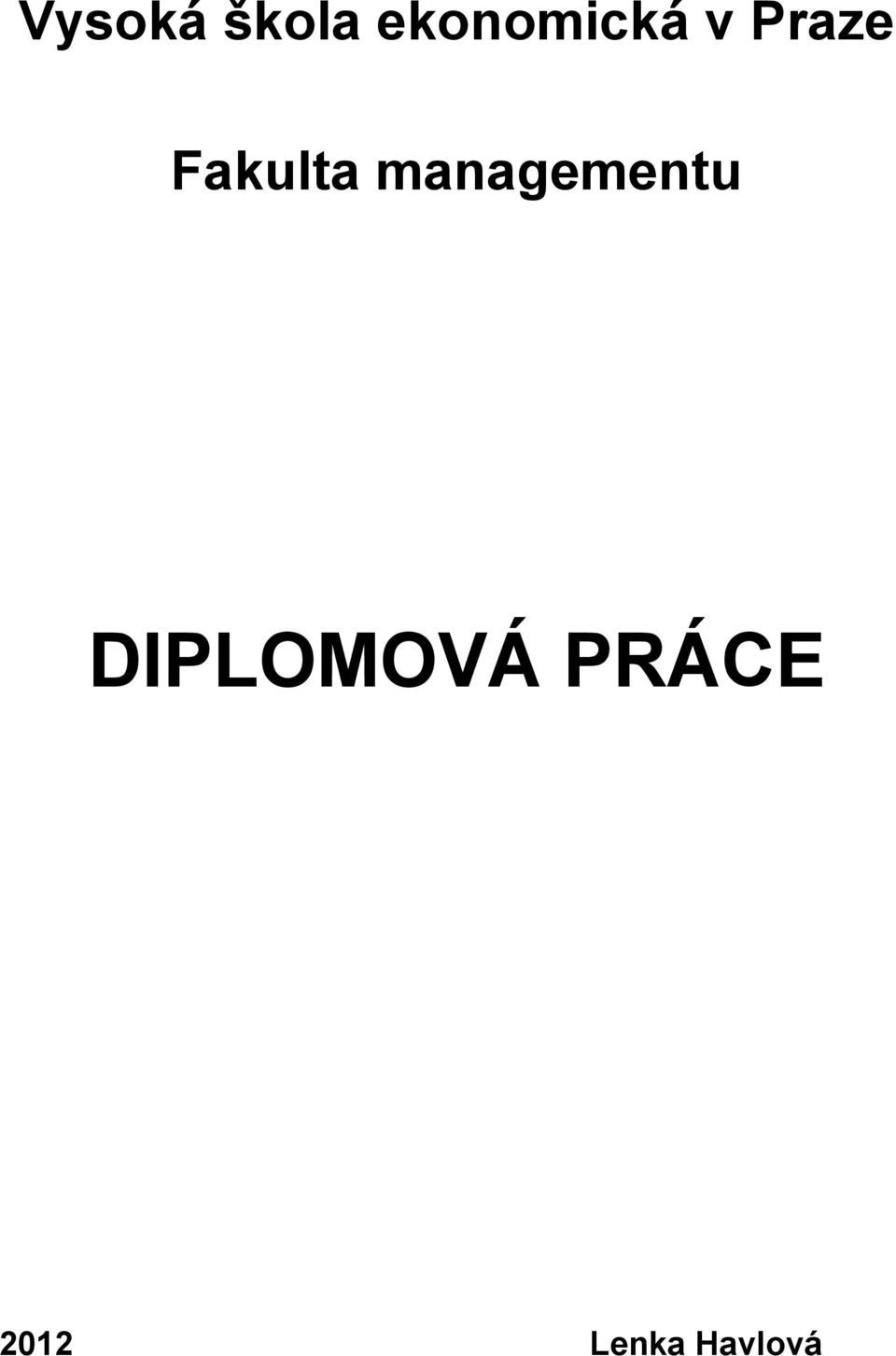 Fakulta managementu