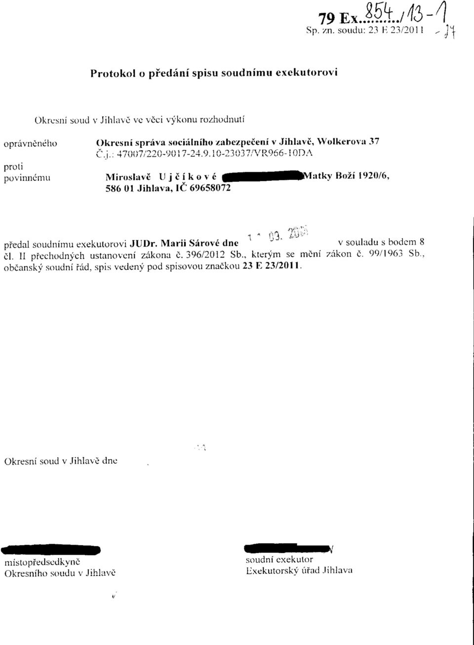 /abezpeceni v Jihlavc, Wolkerova 37 C.i.: 47007/220-9017-24.