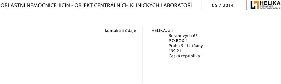 2014 kontaktní údaje HELIKA, a.s.