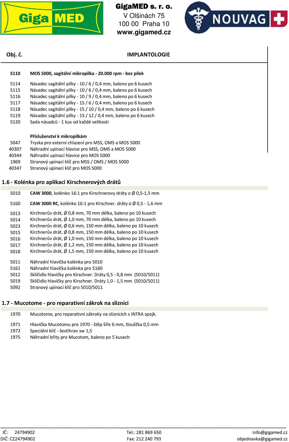 mm, baleno po 6 kusech 5117 Násadec sagitální pilky - 15 / 6 / 0,4 mm, baleno po 6 kusech 5118 Násadec sagitální pilky - 15 / 10 / 0,4 mm, baleno po 6 kusech 5119 Násadec sagitální pilky - 15 / 12 /