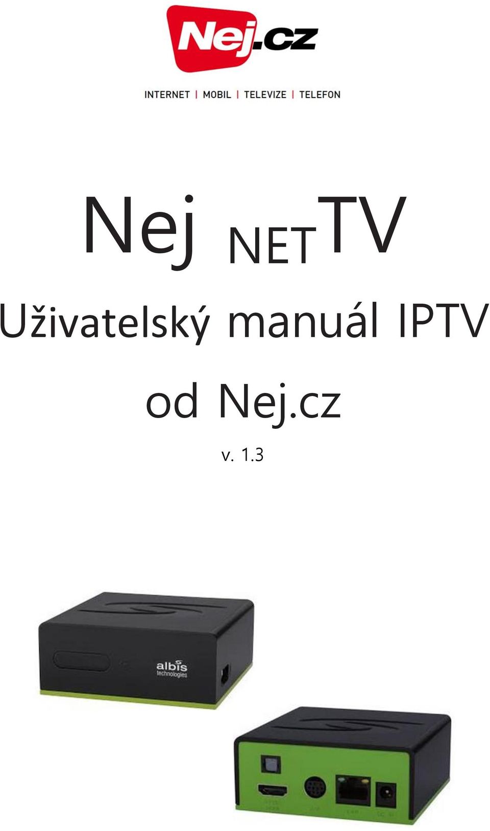 manuál IPTV