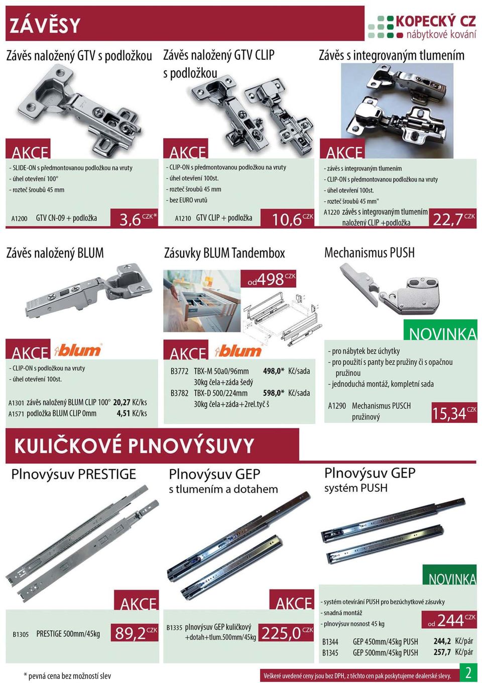 Mechanismus PUSCH pružinový 15,34 CZK * pevná cena bez možností slev