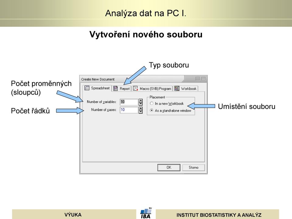 Počet proměnných