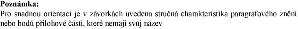 charakteristika paragrafového znění