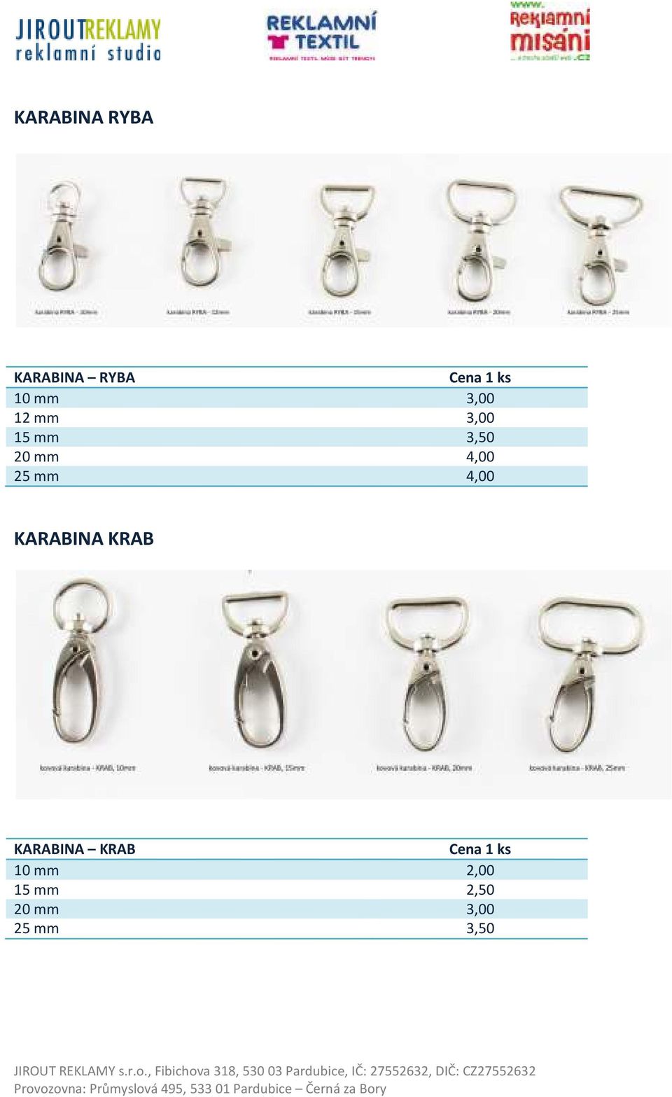 4,00 KARABINA KRAB KARABINA KRAB 10 mm