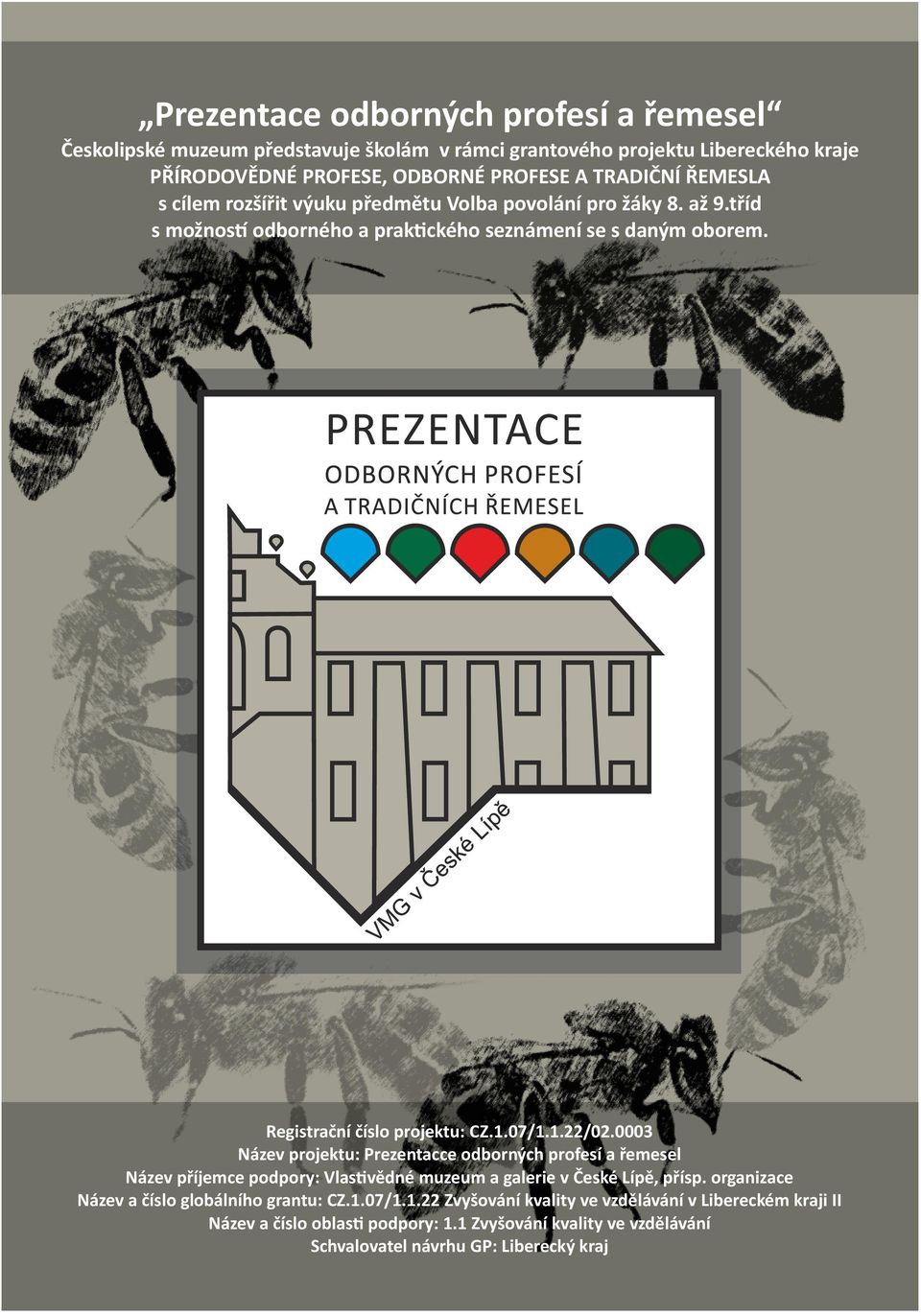 1.22/02.0003 Název projektu: Prezentacce odborných profesí a řemesel Název příjemce podpory: Vlas vědné muzeum a galerie v České Lípě, přísp.