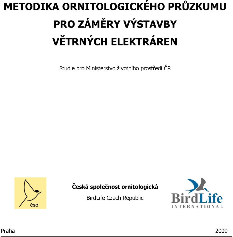 Ministerstvo životního prostředí ČR Česká