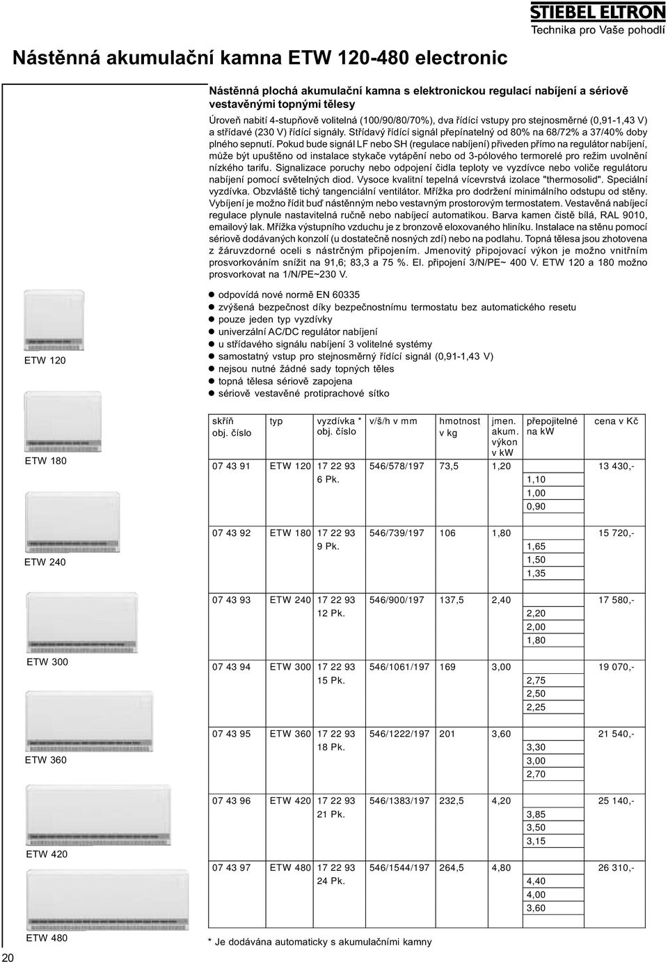 Pokud bude signál LF nebo SH (regulace nabíjení) pøiveden pøímo na regulátor nabíjení, mùže být upuštìno od instalace stykaèe vytápìní nebo od 3-pólového termorelé pro režim uvolnìní nízkého tarifu.