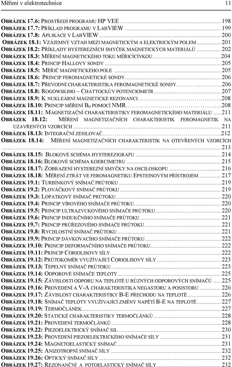 4: PINCIP HALLOVY SONDY... 05 OBÁZEK 18.5: MĚŘIČ MAGNETICKÉHO POLE... 05 OBÁZEK 18.6: PINCIP FEOMAGNETICKÉ SONDY... 06 OBÁZEK 18.7: PŘEVODNÍ CHAAKTEISTIKA FEOMAGNETICKÉ SONDY..06 OBÁZEK 18.8: OGOWSKIHO CHATTOCKŮV POTENCIOMET.