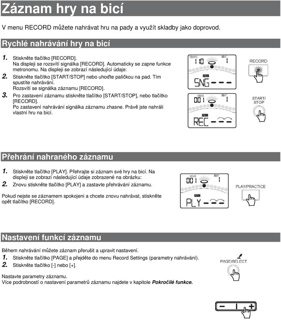 Elektronická bicí souprava NÁVOD K POUŽITÍ - PDF Stažení zdarma